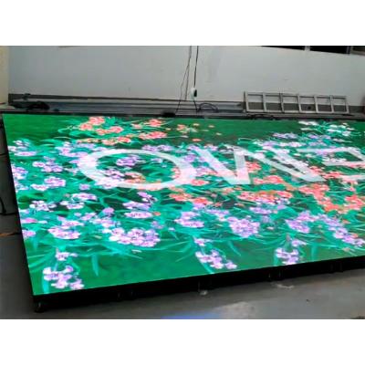 China P4.81 Indoor Stepping On Floor Led High Definition Interactive Display Screen for sale