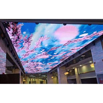 China China Manufacturer P4 Indoor Commercial Pedestrian Indoor LED Street Ceiling Snowfall Screen Display Applied in Mall and Street for sale