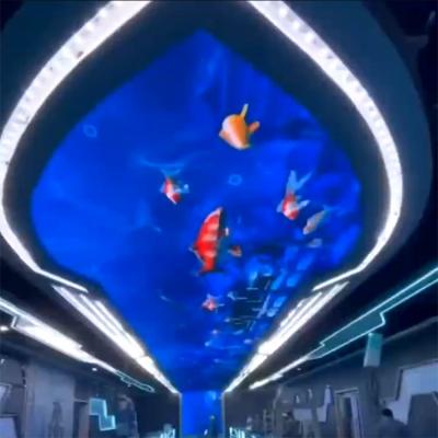 China Commercial Pedestrian Street Fairy Tale Creature Show HD Sky Screen Magical Underwater LED Display for sale