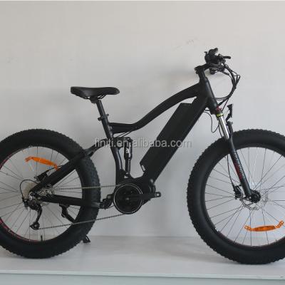 China Multifunctional Alloy Frame Aluminum Mountain Bike 26 Inch Fat Tire 250w Electric Bike Bafang Ebike for sale