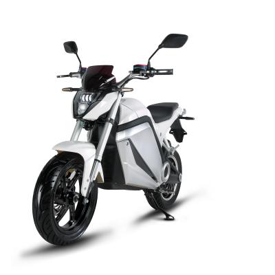 China Aluminum alloy normal wide tire electric motorcycle 2000w/3000w racing electric motorbike for adult for sale