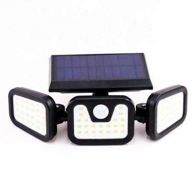 China New Outdoor Waterproof Garden Pathway Pir 70 Led Motion Sensor Solar Emergency Security Garden Wall Light for sale