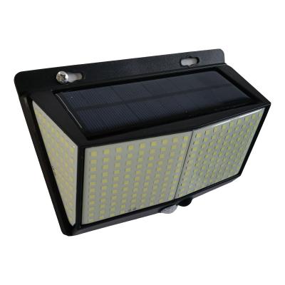 China IP 65 Waterproof IP 65 Garden Patio Yard Garage Fence Pool Solar Collector Fence Side Wall Lights 288 LED 4 Lights for sale