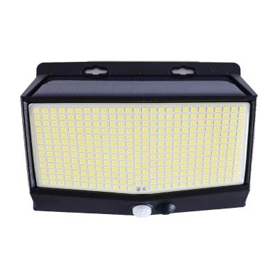 China Garden 468 LED IP 65 Waterproof Energy Saving Wide Garage Swimming Pool Deck Yard Patio Garden 270 Outdoor Solar Powered Wall Light for sale