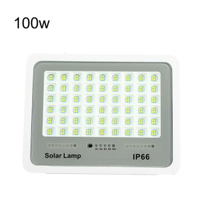 China Warehouse High Performance Die Casting IP66 100W Waterproof Aluminum Solar Flood Light Kit for sale