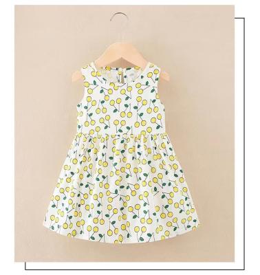 China 2022 Summer Washable Baby Cheap Floral Dress For Infant Loose Girl Dress Flower Kids Baby Outfit Sportswear Clothes for sale