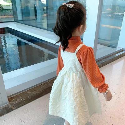 China Factory Price Workmanship Breathable Modern Sustainable Sheer Baby Long Sleeve Two Piece Dress Fall for sale