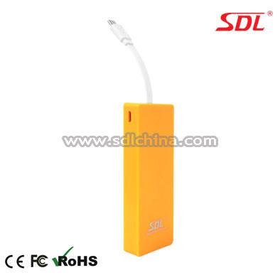 China 3000mAh Mobile Power Bank Power Supply External Battery Pack USB Charger E65 for sale