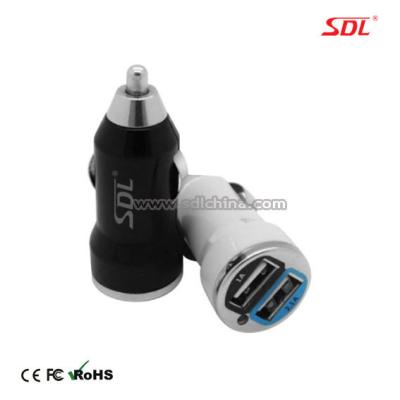 China SDL Car Charger Universal Car Adapter USB Charger for Cigarette Lighter C17 for sale