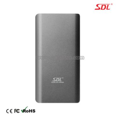 China 4000mAh Power Bank with Charging Cable Li-Polymer Battery for iPhone Mobile Phone E157 with Over Discharging Protection for sale