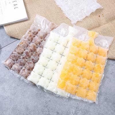 China Cheap Transparent Plastic Food Ice Cubes Bags Ice Packs for sale