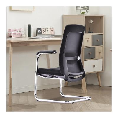 China Adjustable Meeting Room Mesh Chair Office Visitor Conference Meeting With Lumbar Support Office Reception Leisure Waiting Chair for sale