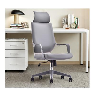 China (Size)Wholesale High Back Comfortable Adjustable Modern Ergonomic Leather Executive Office Chair With Back Support Conference Chairs for sale