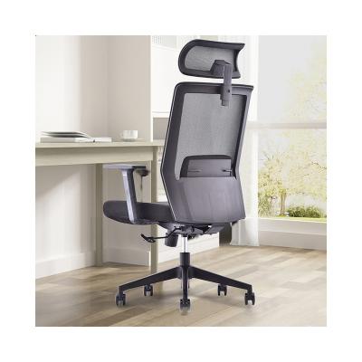 China (Height)Comfortable Adjustable High Back With Lumbar Support Executive Office Ergonomic Mesh Luxury Meeting Chair for sale