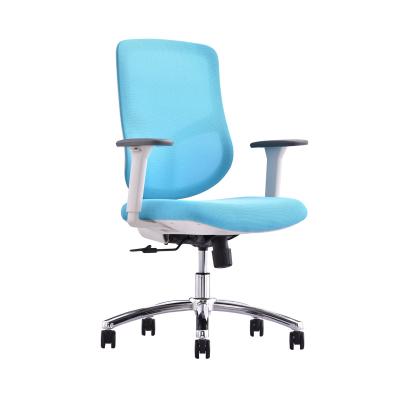 China Economical Modern Luxury Comfortable Fabric Swivel (Height) Office Mesh Executive Chair Adjustable With Back Support for sale