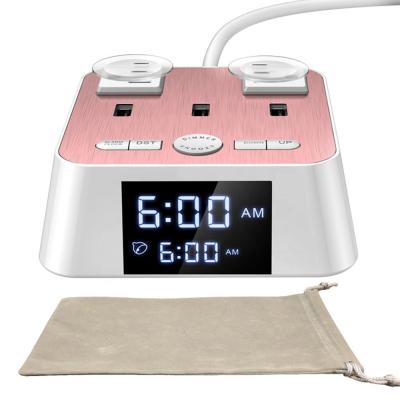 China Residential 120V / General Purpose Alarm Clock With USB Charger Socket USB 220V Electrical Outlet for sale