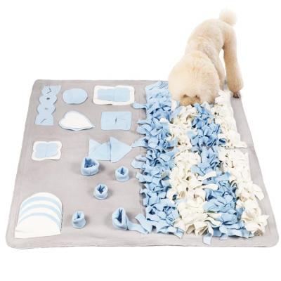 China Sustainable Pet Activity Toy Play Nosework Blanket Feeding Washable Training Nose Mat For Dogs for sale