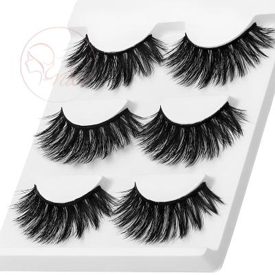 China Reusable Handmade OEM 6D Faux Mink Fluffy Dramatic Eyelashes Eyelashes Extension Good Quality Makeup Natural Eyelashes Long Gently for sale