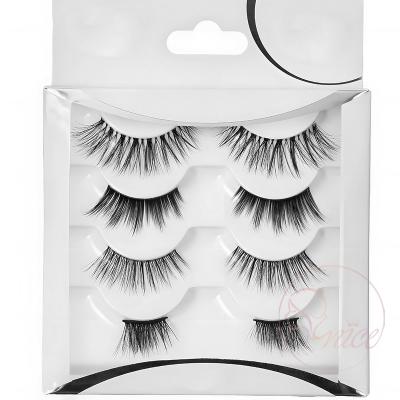 China Wholesale Custom Mink Lashes 3D Box Fake Mink EyeLashes OEM Seller Top Quality Eyelash Customizable for sale