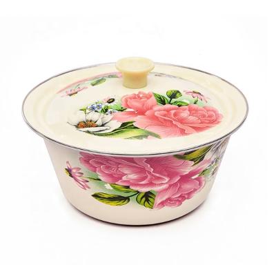 China Cheapest viable factory wholesale Arabia best selling finger bowl enamel salad bowl camping mix set for sale