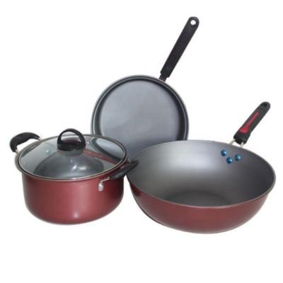 China Amazon Selling Cast Iron Cookware Color Viable Hot Frying Pan Non Stick Cooking Pan for sale