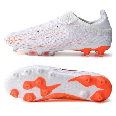 China Wear-resistant New Broken Long Nails Breathable Wear-resistant Summer Football Shoes Plastic Spikes Shoes Football Artificial Turf Soccer Shoes for sale