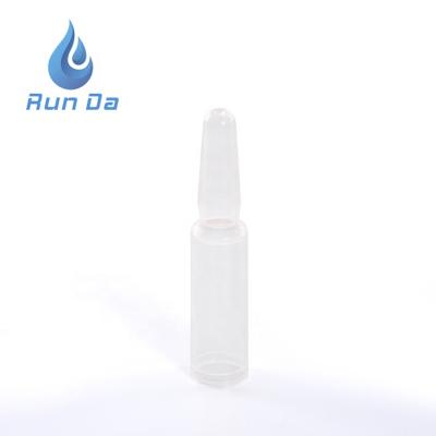 China Wholesale empty petg container 1.5ml pp pharmaceutical personal care skin care ampoule plastic bottle for sale