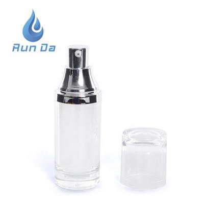 China Empty personal care 30ml 50ml petg lotion bottles hand hydraulic pump with pressure sprayer for sale