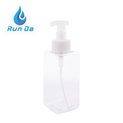 China Non Spill Dosage 1.0cc Different Finish Transparent Color Lotion Foam Soap Plastic Pump With 150ml PET Bottle for sale