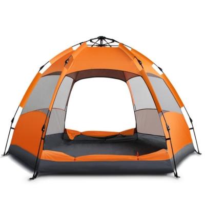 China Portable High Quality Automatic Pop Up Tent 3-5 Person Quick Open Folded Increasing Family Camping Traveling Shelter Tents for sale