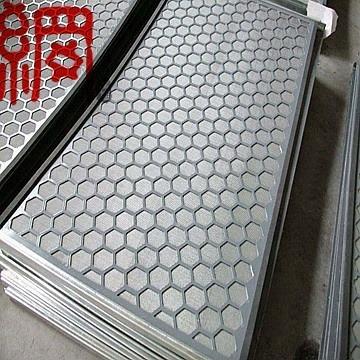 China Flat Screen Stainless Steel Hook Strip Shaker Screen for sale