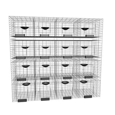 China Easily install three layer and four layer pigeon cage /pigeon house for sale