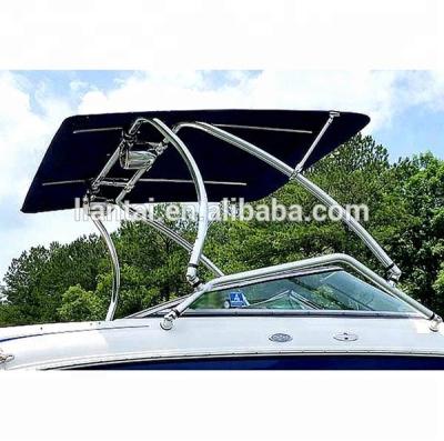 China Extra Large Pro2 Boat Wakeboard Tower Bimini 1970V Black Unisex Reborn Canopy for sale