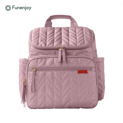 China Multi-Function Waterproof Baby Diaper Diaper Bag Mommy Diaper Bag Large Capacity Waterproof Backpack With Large Capacity For Mum for sale