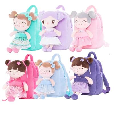 China Hot Selling Cheap Plush Children's School Backpack Cute Cartoon Animals Cute Cartoon Animal Children's Luggage And Bags Stuffed Rabbit Toy Pink for sale