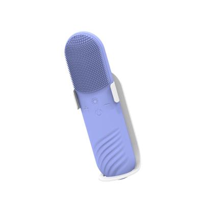 China Sonic Silicone Vibration Face Skin Deep Cleansing Personal Care Face Lifting Cleansing Facial Brush Tools for sale