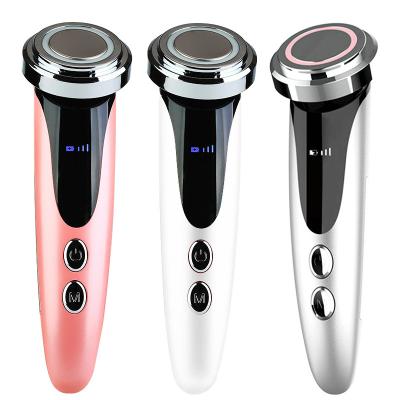 China Hot And Traction Face Coloful Massager Anti-Puffiness Facial Tool Led Facial Device Handheld Tool for sale