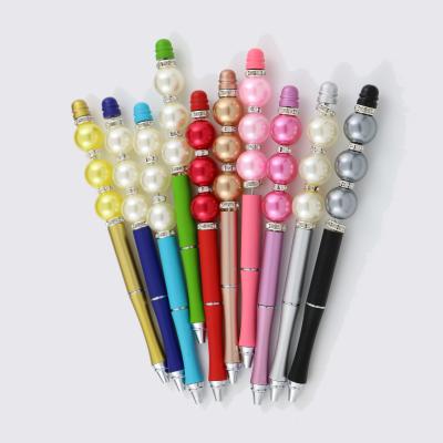 China Hot Sale DIY Pearl Jewelry Ball Pen Decorative Beaded Gift Ballpoint Pen Pen Decorative Beaded Gift Ballpoint for sale