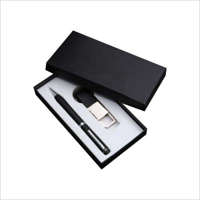 China Financial institutions wholesale premium gift set high quality color men's business gift set with metal key chain ball pen for sale