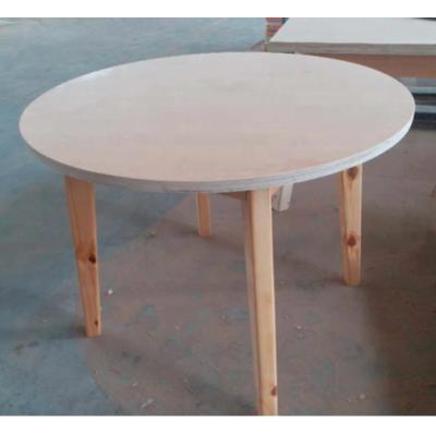 China Convertible Cheap Modern Dining Restaurant Furniture Design White Solid Wood Round Dinner Tables for sale