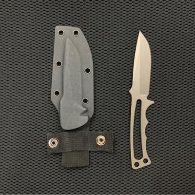 China Non-variable high-end stainless steel material outdoor garden hunting knife with nylon sheath cover for sale