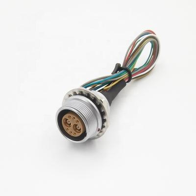 China In Consumer Electronics Coaxial Connector Bulk Head Panel Mount Coaxial Cable 6 Multi Pin Multi 2 for sale