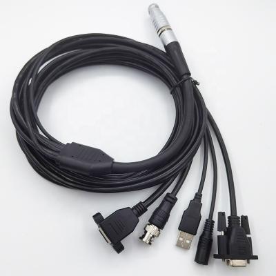 China consumer electronics circular 19 pin connector to rs232 connector bnc connector dc cable for sale