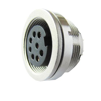 China aisg automotive connector m16 8 pin din female connector for sale