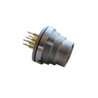 China Brass circular connectors m16 12 pin din connector for sale