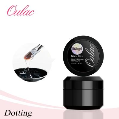 China wholesales high quality uv gel nail salon strong sticky nail art dotting gel dotting gel for sale