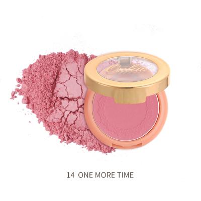 China DURABLE new stock trend high quality matte buildable powder rose light color blush simple to make up life cosmetics for sale