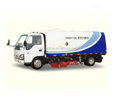 China White ISUZU New Good Performance Vacuum Road Sweeper Cleaning Truck For Sale NKR77LLPACJAY for sale