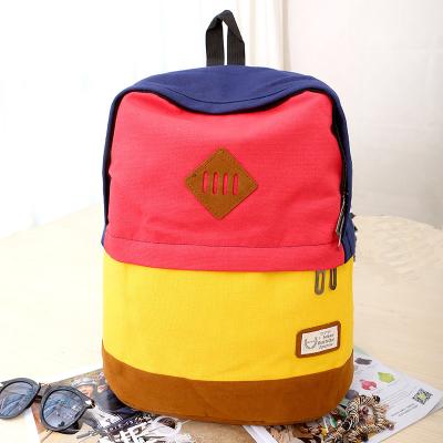 China colorful student backpacks for girls for sale