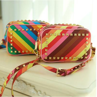 China colorful Women's shoulder bags small quality bags for sale